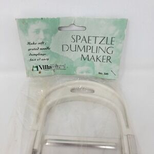 VillaWare Spaetzle Dumpling Maker No 345 Stainless Steel Grated Noodle Tool New‎
